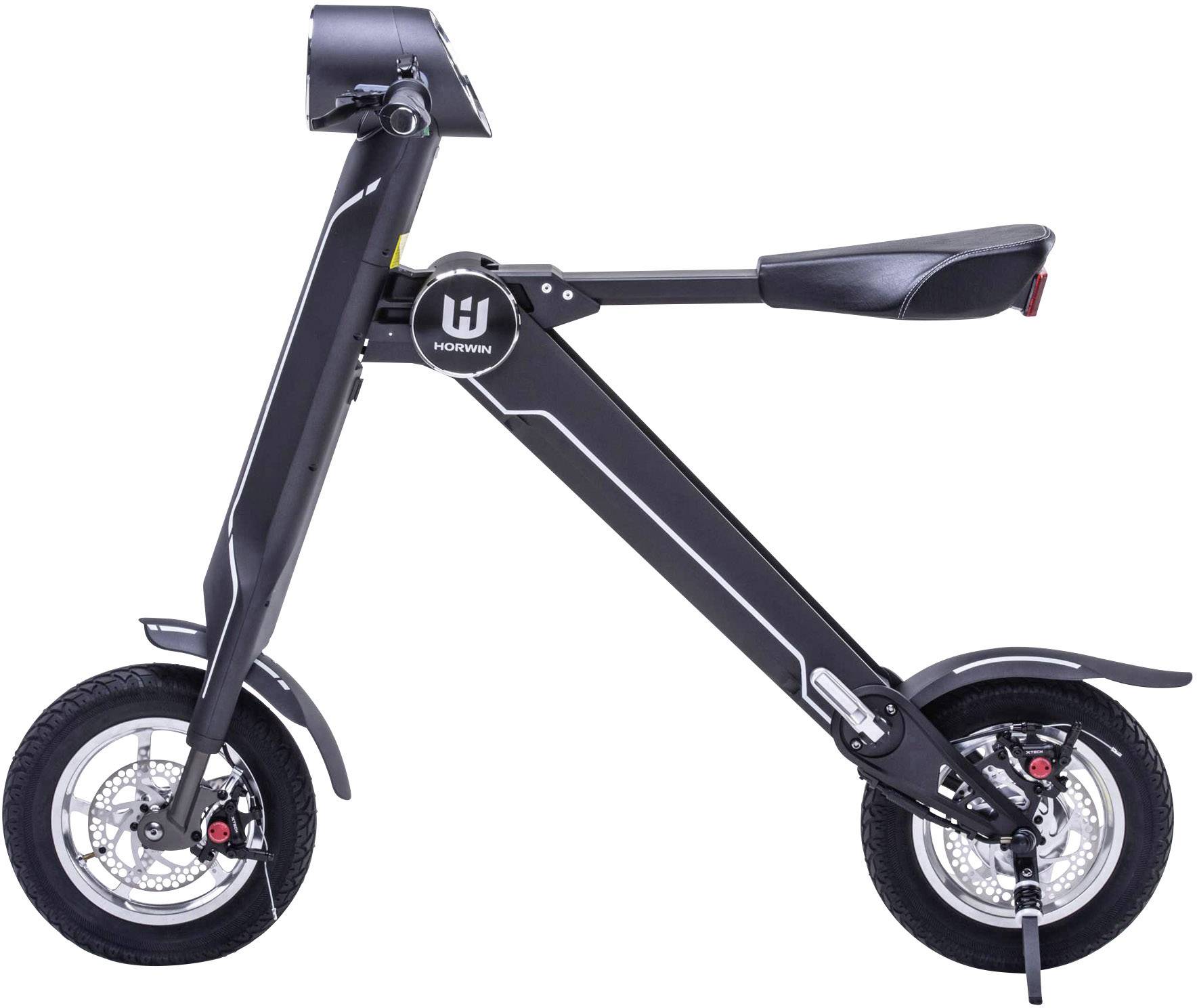 Lehe K1 pro schwarz E-Bike mit Gashebel Schwarz Li-Ion 48V 8.7Ah mit Bluetooth, Rahmen klappbar, Smartphoneunterstützung