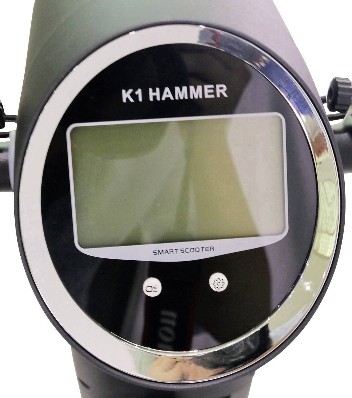 Lehe K1 pro schwarz E-Bike mit Gashebel Schwarz Li-Ion 48V 8.7Ah mit Bluetooth, Rahmen klappbar, Smartphoneunterstützung