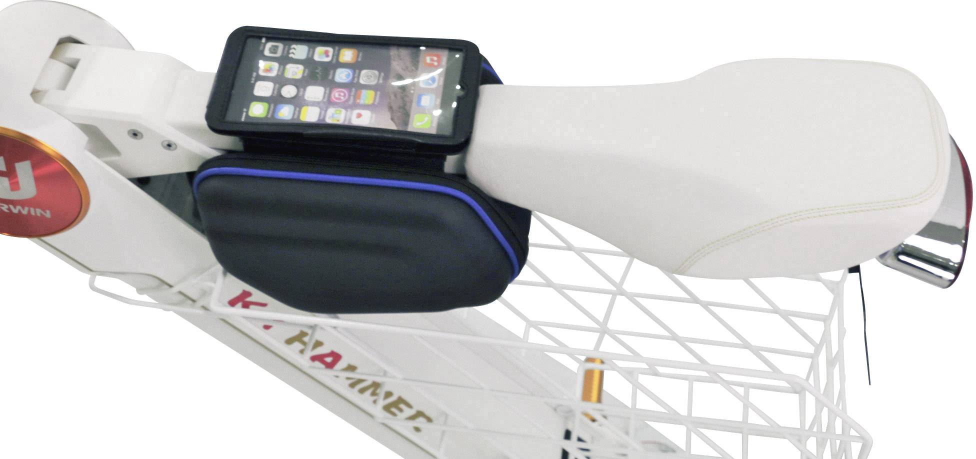 Lehe K1 pro weiß E-Bike mit Gashebel Weiß Li-Ion 48V 8.7Ah mit Bluetooth, Rahmen klappbar, Smartphoneunterstützung