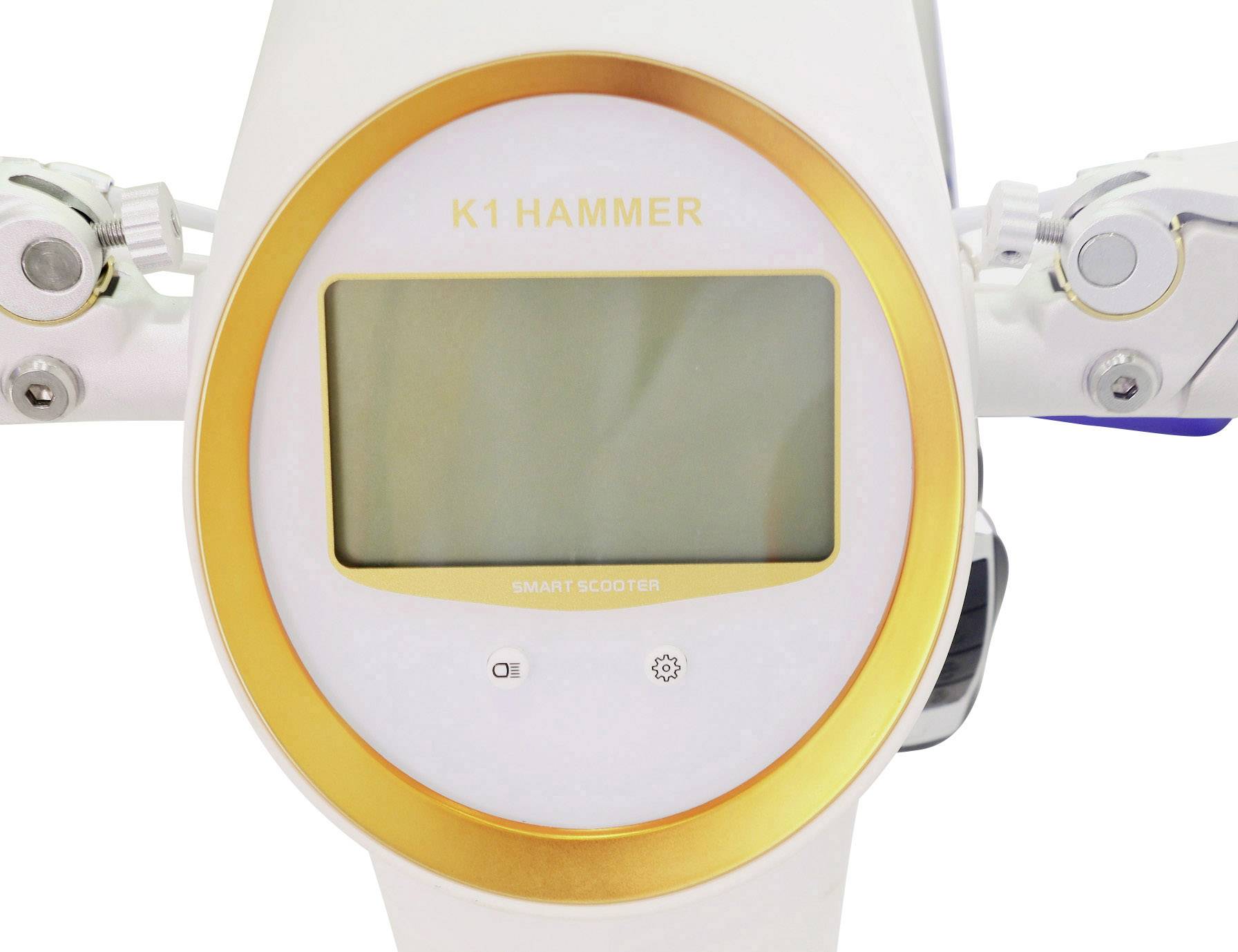 Lehe K1 pro weiß E-Bike mit Gashebel Weiß Li-Ion 48V 8.7Ah mit Bluetooth, Rahmen klappbar, Smartphoneunterstützung