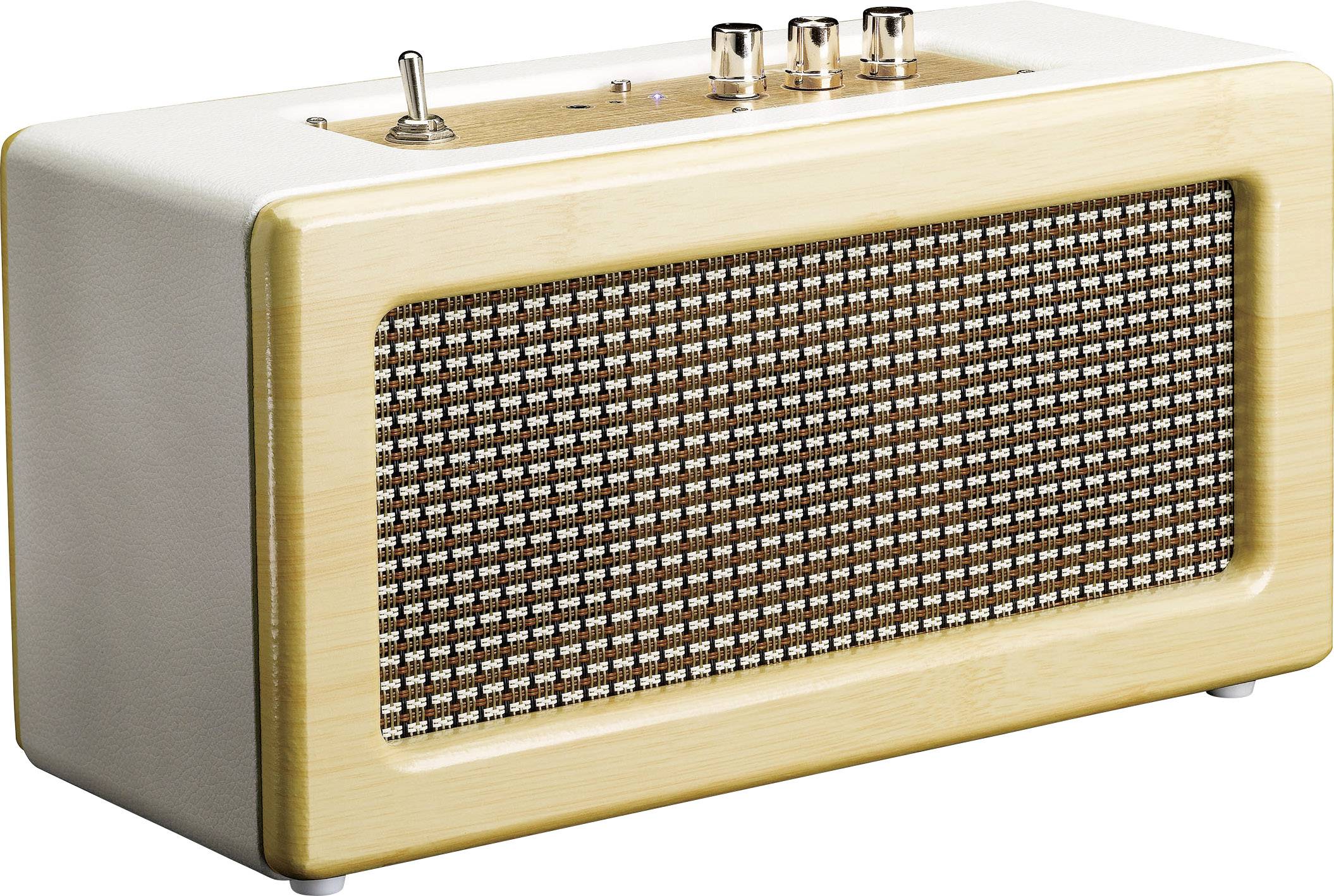 Lenco BT-300 Bluetooth® Lautsprecher AUX Ocker