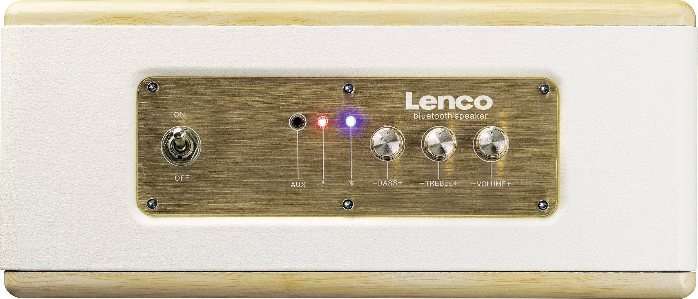 Lenco BT-300 Bluetooth® Lautsprecher AUX Ocker