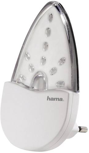 Hama 113960 LED-Nachtlicht Oval LED Bernstein Weiß