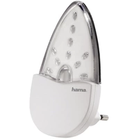 Hama 113960 LED-Nachtlicht Oval LED Bernstein Weiß Hama 113960 LED-Nachtlicht Oval LED Bernstein Weiß