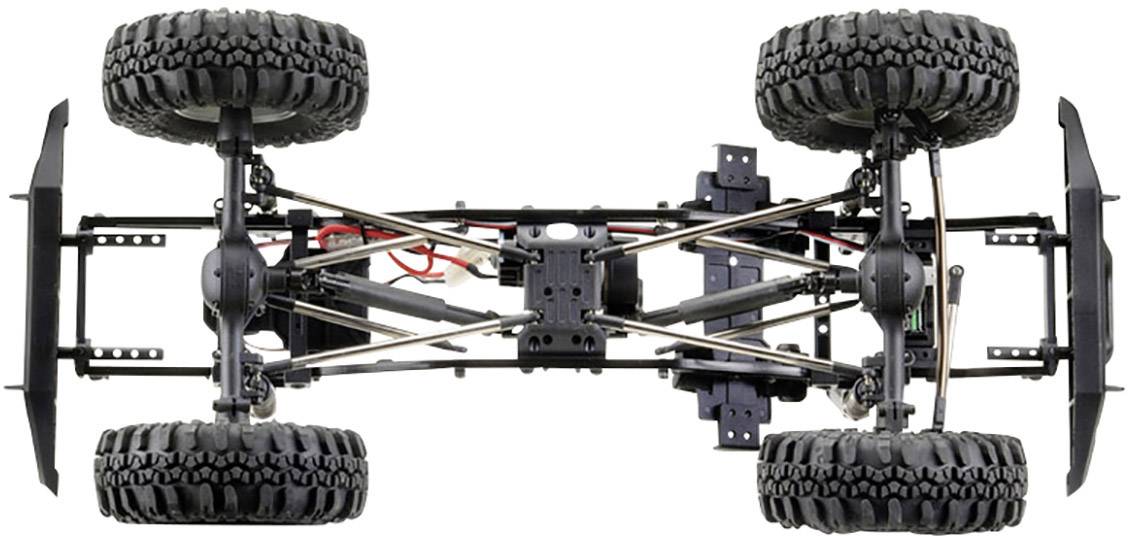 Absima CR2.4 +Jeep Karosserie Brushed 1:10 RC Modellauto Elektro Crawler Allradantrieb (4WD) RtR 2,4GHz Inkl. Zusatz-Karosserie