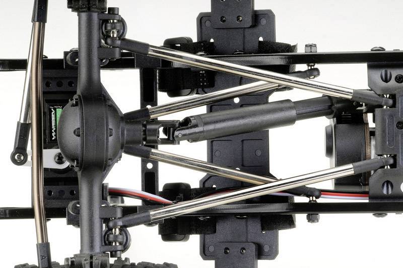 Absima CR2.4 +Jeep Karosserie Brushed 1:10 RC Modellauto Elektro Crawler Allradantrieb (4WD) RtR 2,4GHz Inkl. Zusatz-Karosserie