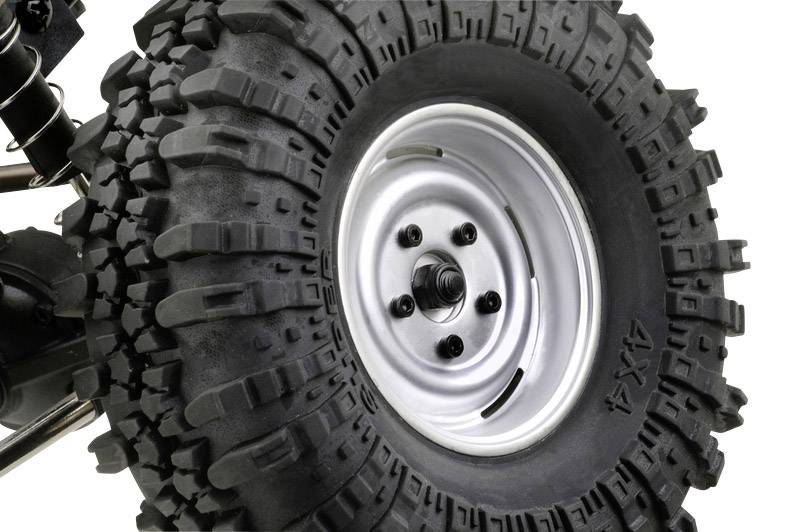 Absima CR2.4 +Jeep Karosserie Brushed 1:10 RC Modellauto Elektro Crawler Allradantrieb (4WD) RtR 2,4GHz Inkl. Zusatz-Karosserie