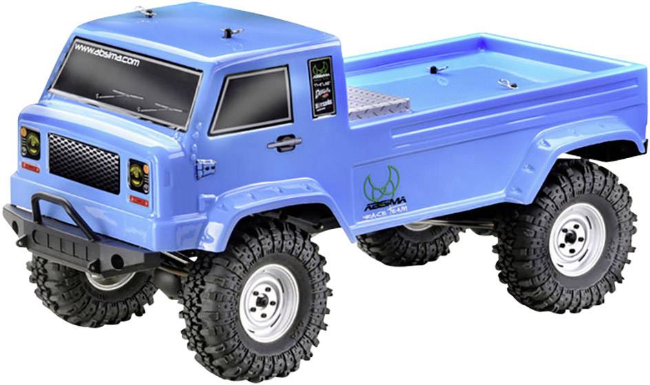 Absima CR2.4 +Jeep Karosserie Brushed 1:10 RC Modellauto Elektro Crawler Allradantrieb (4WD) RtR 2,4GHz Inkl. Zusatz-Karosserie