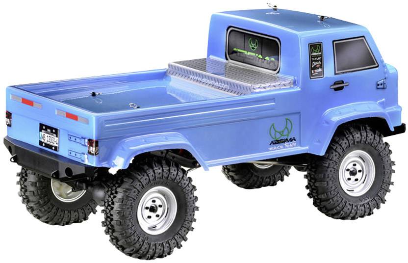 Absima CR2.4 +Jeep Karosserie Brushed 1:10 RC Modellauto Elektro Crawler Allradantrieb (4WD) RtR 2,4GHz Inkl. Zusatz-Karosserie