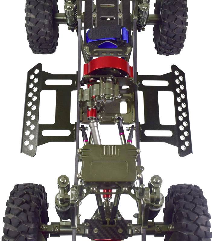 Absima Alu-Trittbretter für Crawler Schwarz