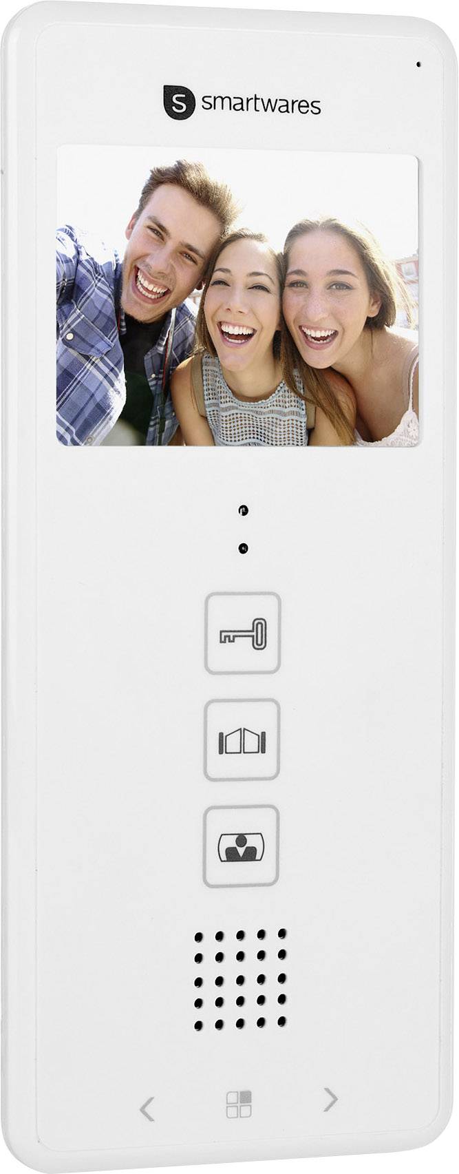 Smartwares DIC-22102 Video-Türsprechanlage 2-Draht Inneneinheit  Weiß