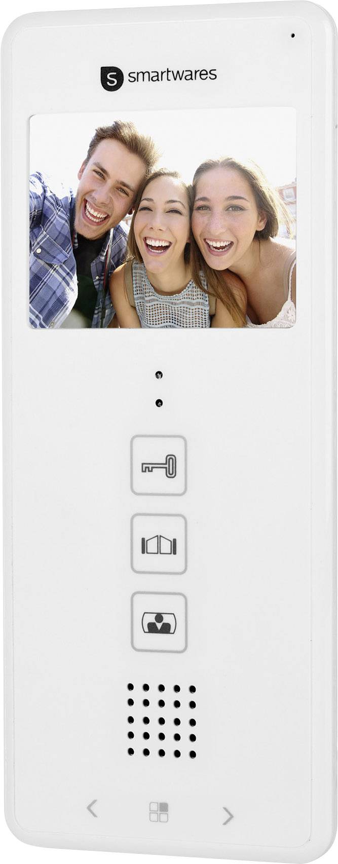 Smartwares DIC-22102 Video-Türsprechanlage 2-Draht Inneneinheit  Weiß