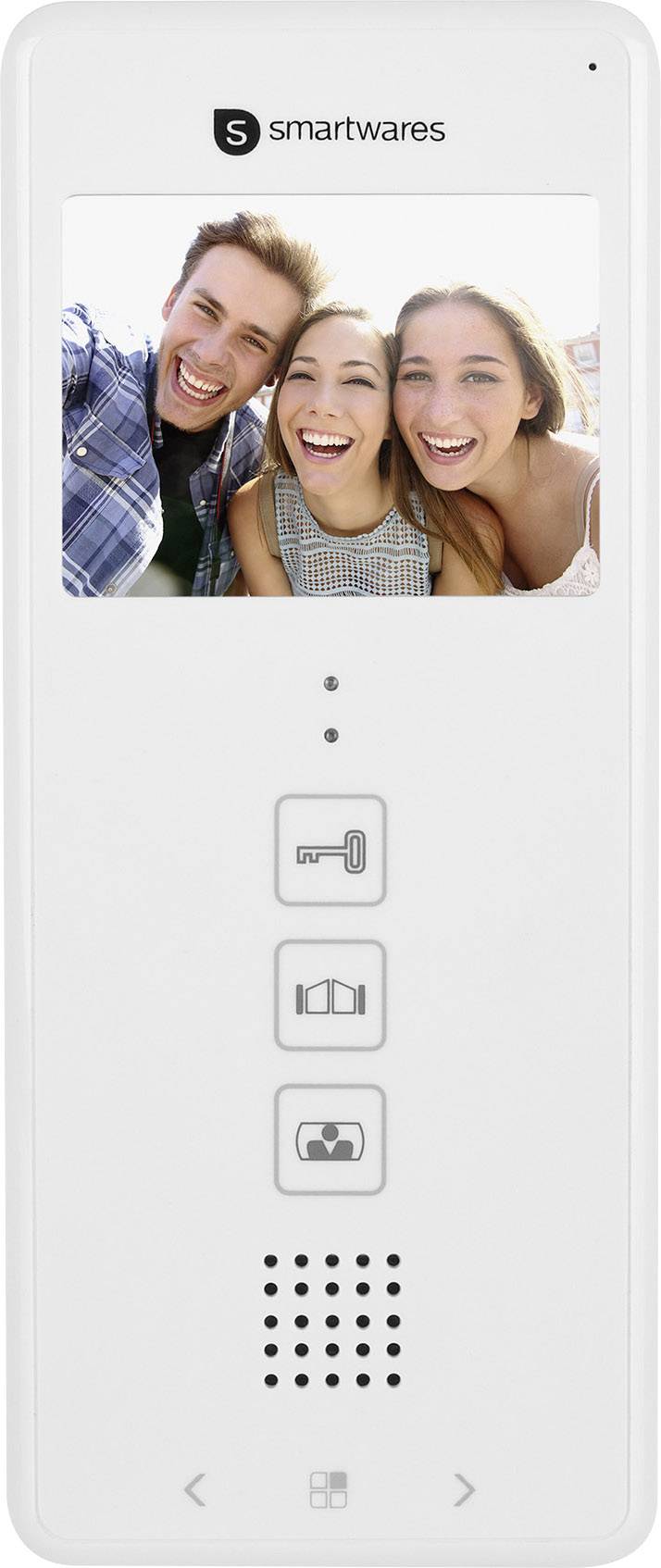 Smartwares DIC-22102 Video-Türsprechanlage 2-Draht Inneneinheit  Weiß