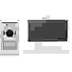 Smartwares DIC-22212 Video-Türsprechanlage 2-Draht Komplett-Set 1 Familienhaus Silber, Weiß