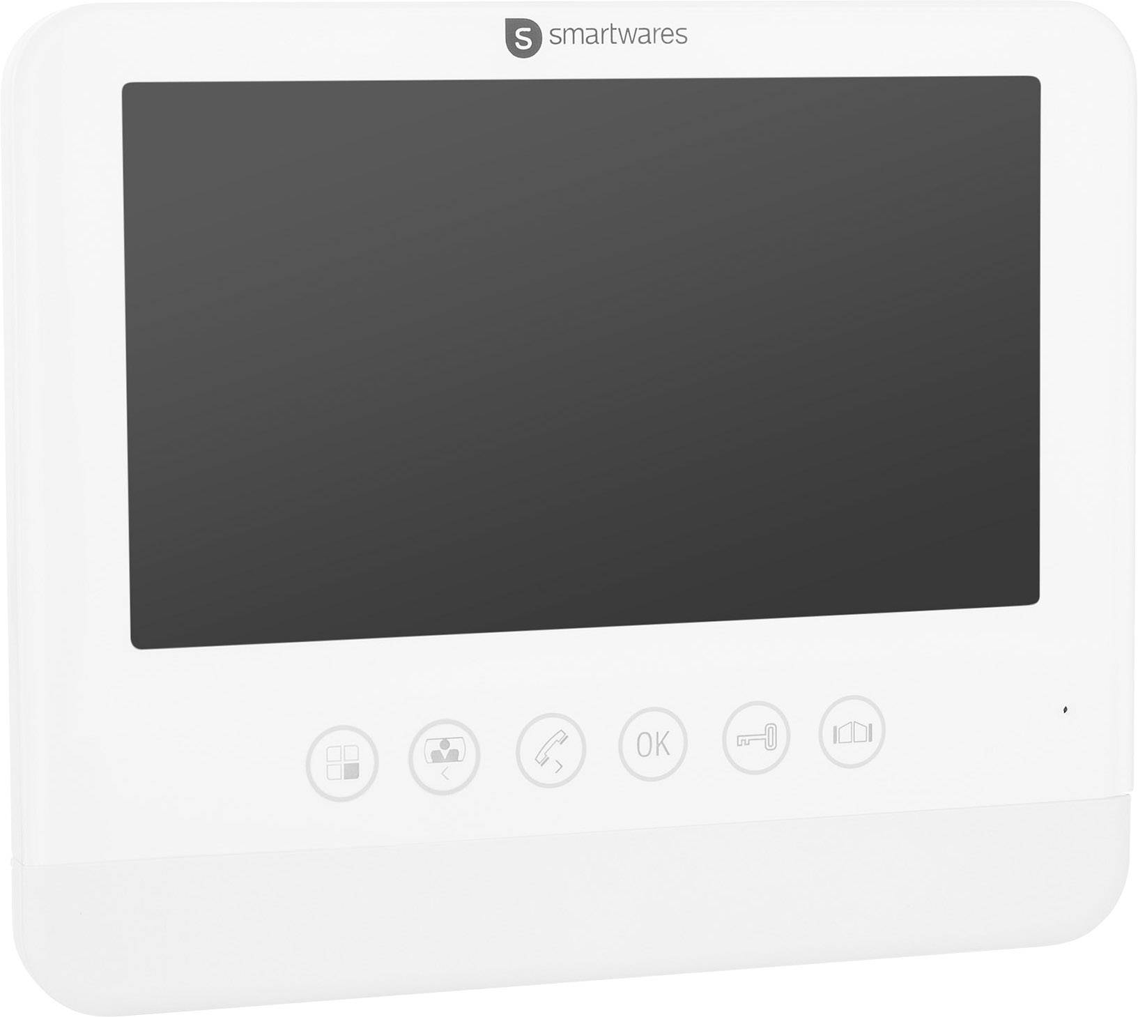 Smartwares DIC-22202 Video-Türsprechanlage 2-Draht Inneneinheit Weiß