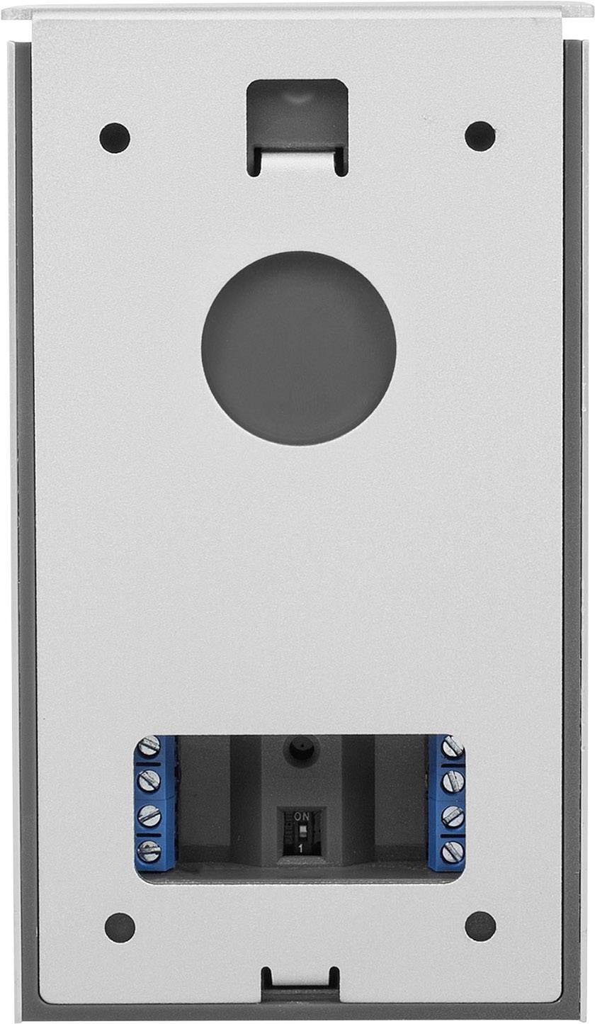 Smartwares DIC-21112 Türsprechanlage 2-Draht Komplett-Set 1 Familienhaus Silber, Weiß