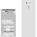 Smartwares DIC-21112 Türsprechanlage 2-Draht Komplett-Set 1 Familienhaus Silber, Weiß