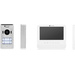 Smartwares DIC-22222 Video-Türsprechanlage 2-Draht Komplett-Set 2 Familienhaus Silber, Weiß