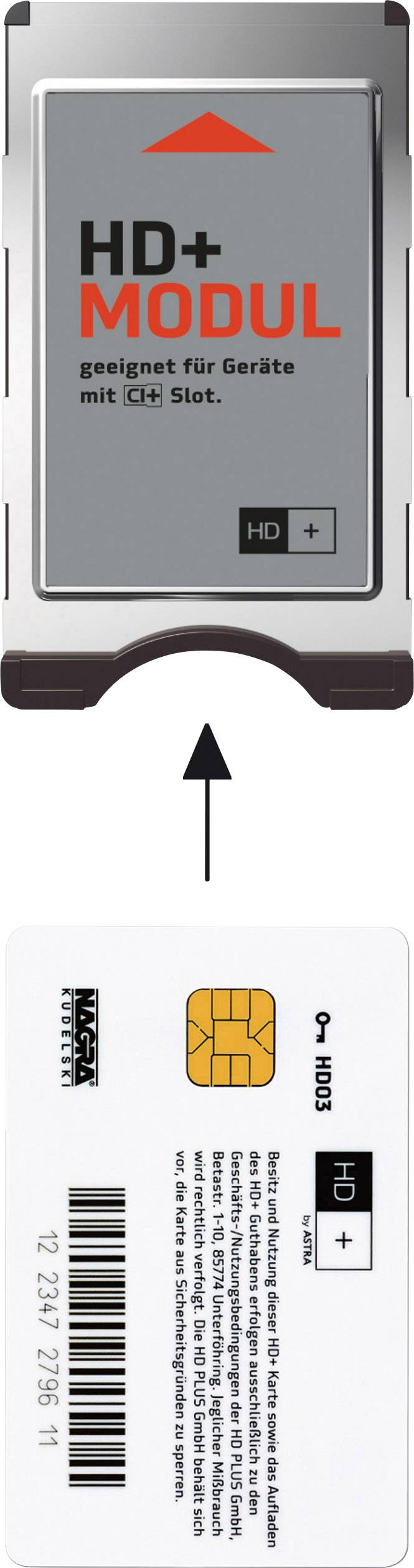 HD+ Modul inkl. Eurosport - Paket und Sender - Paket für 6 Monate