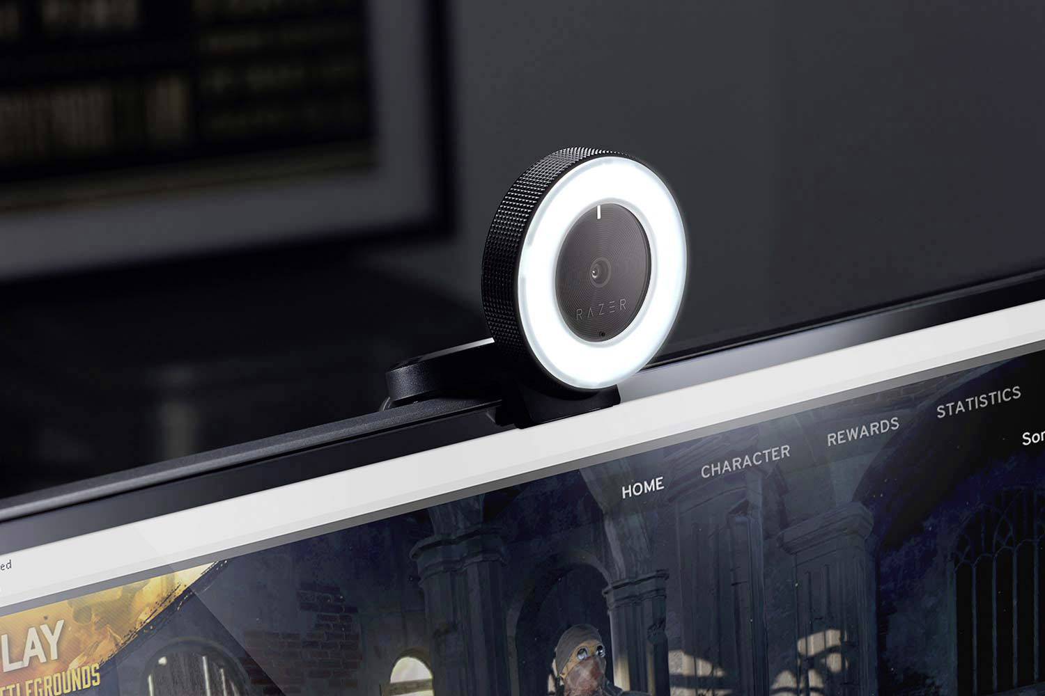 RAZER Kiyo Full HD-Webcam 1920 x 1080 Pixel, 1280 x 720 Pixel Standfuß, Klemm-Halterung