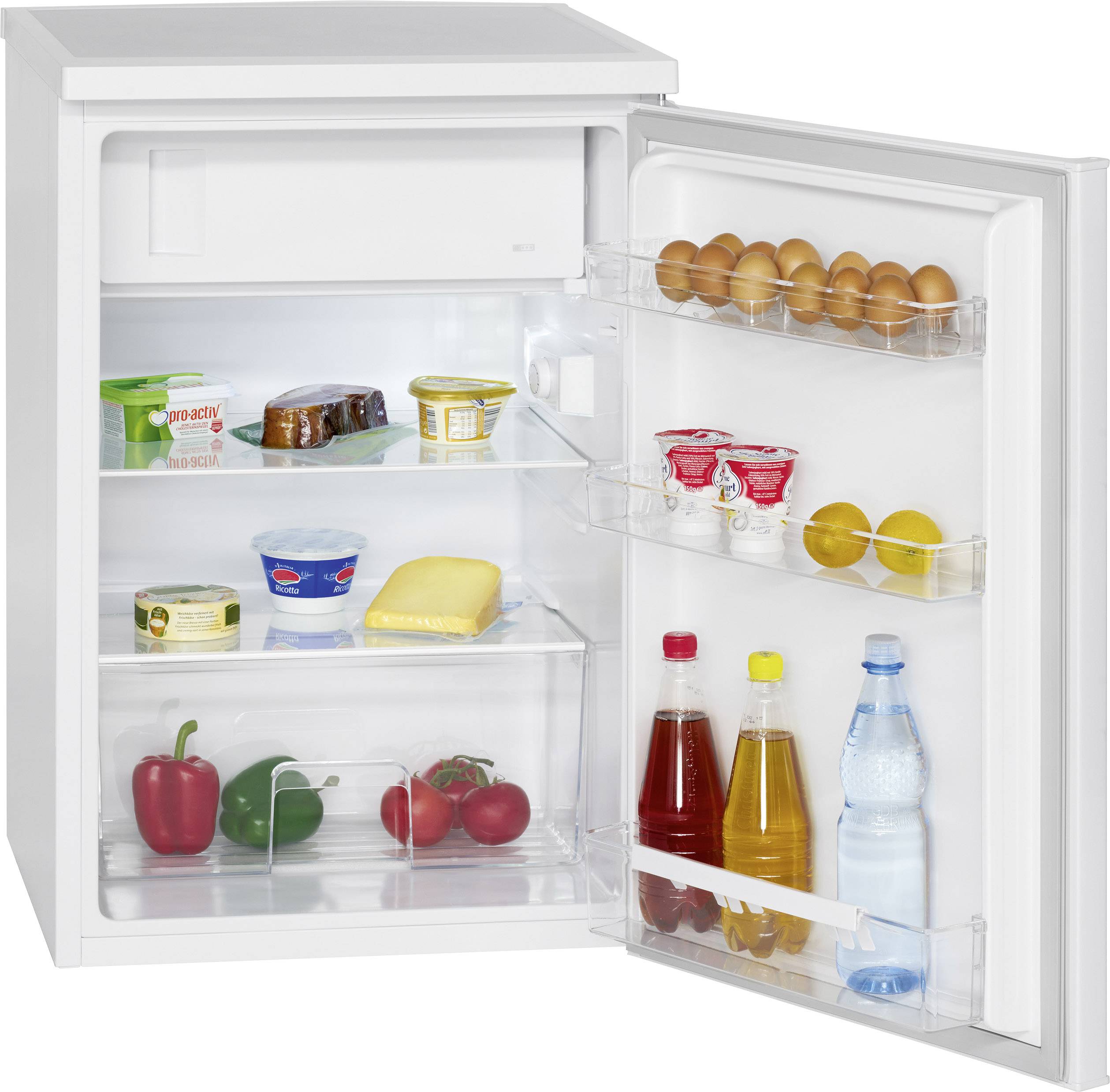 Bomann KS 2184 Kühlschrank EEK: E (A - G) 119 l Standgerät Weiß