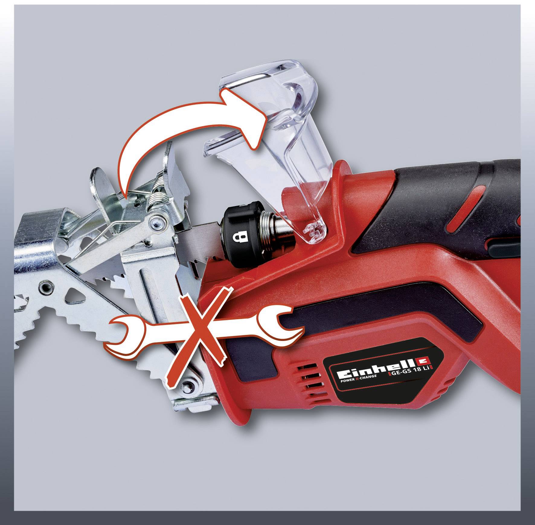 Einhell Akku 3408220 Gartensäge GE-GS 18 Li - Solo 150mm