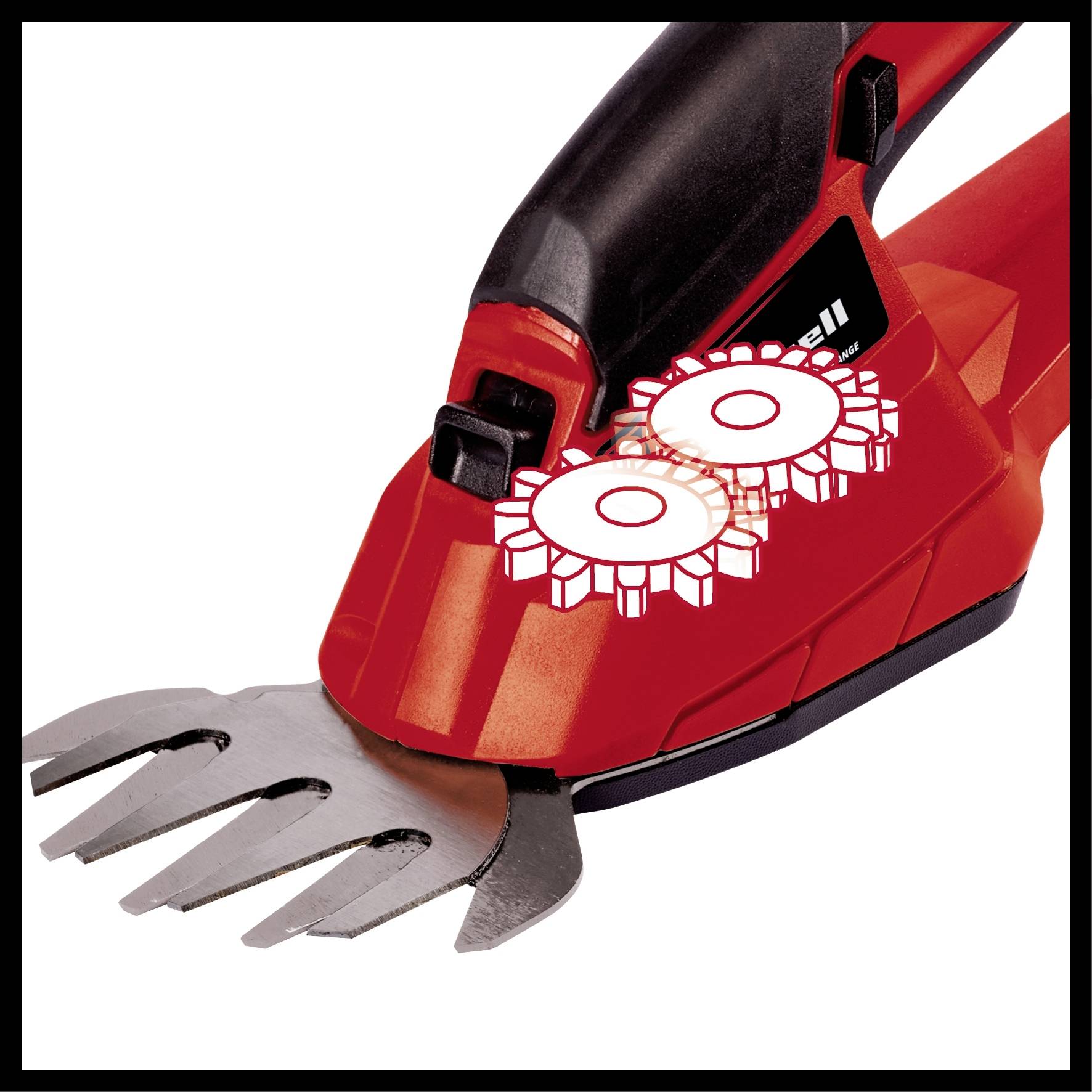 Einhell 3410370 GC-CG 18 Li-Solo Akku Strauchschere, Grasschere ohne Akku, ohne Ladegerät 18V Li-Ion