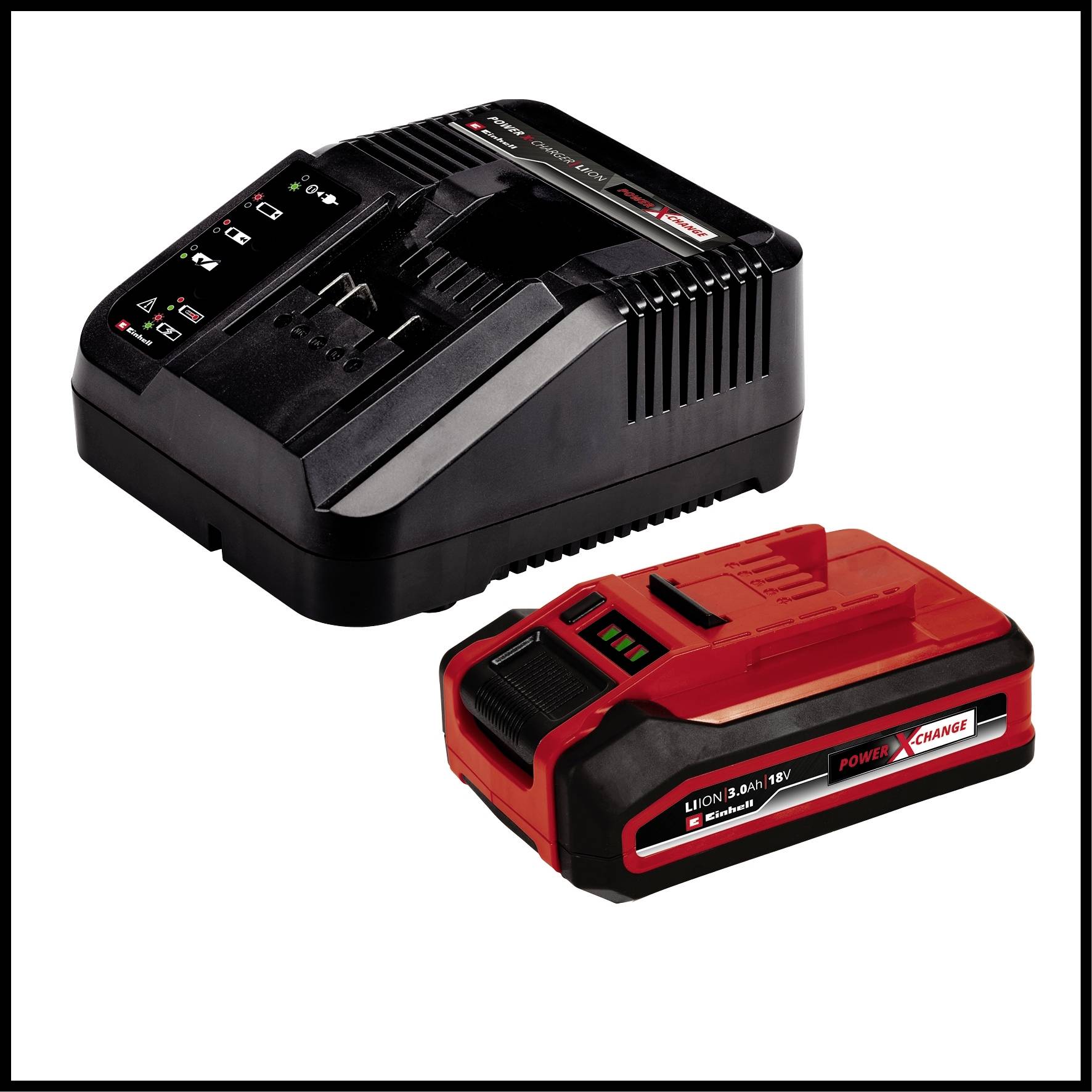 Einhell 3410805 GE-HC 18 Li T Kit Akku Hochentaster, Heckenschere inkl. Akku 18V Li-Ion 88cm