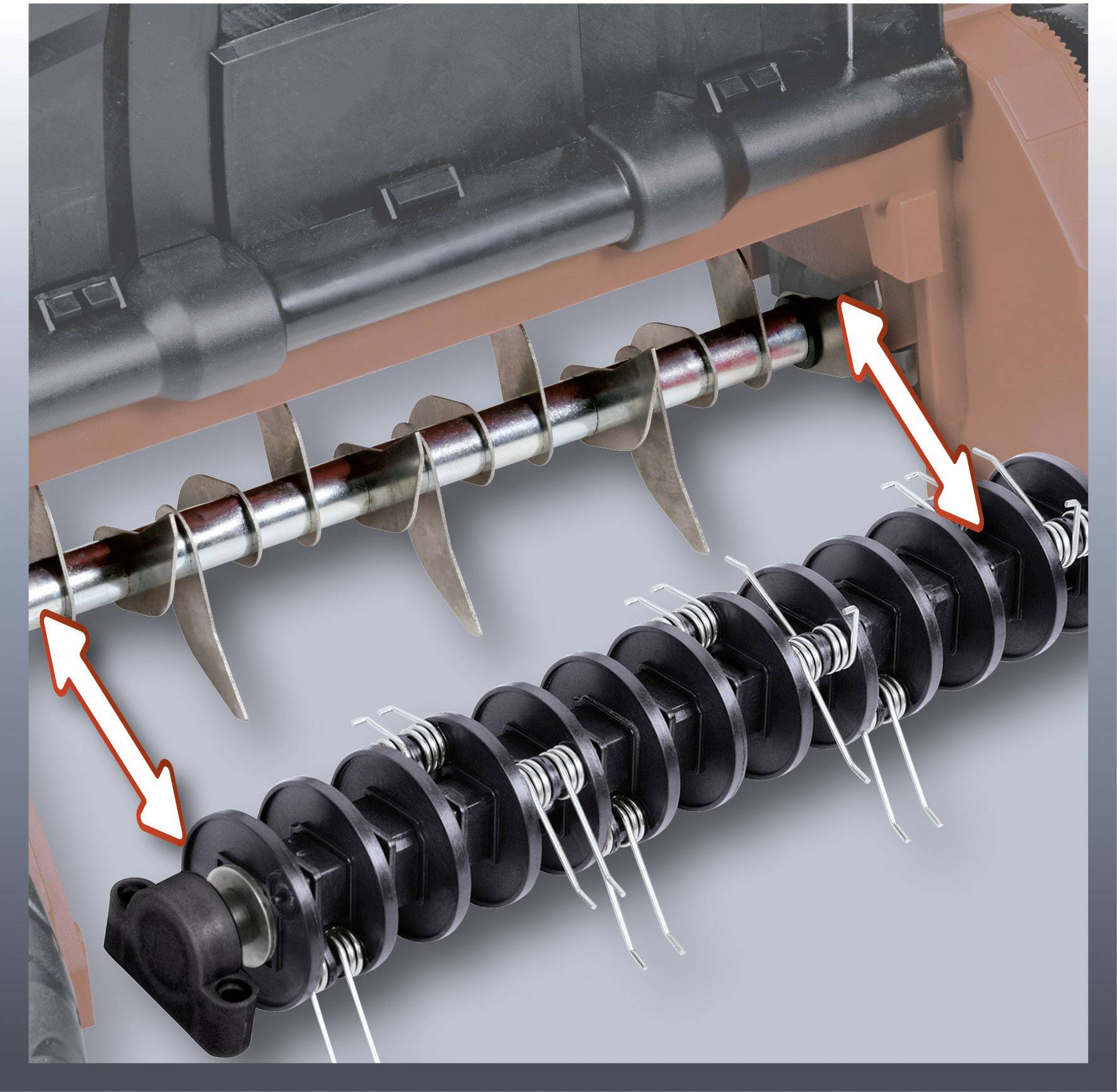 Einhell Power X-Change GE-SC 35/1 Li - Solo Li-Ion Akku Vertikutierer ohne Akku Arbeitsbreite 350mm