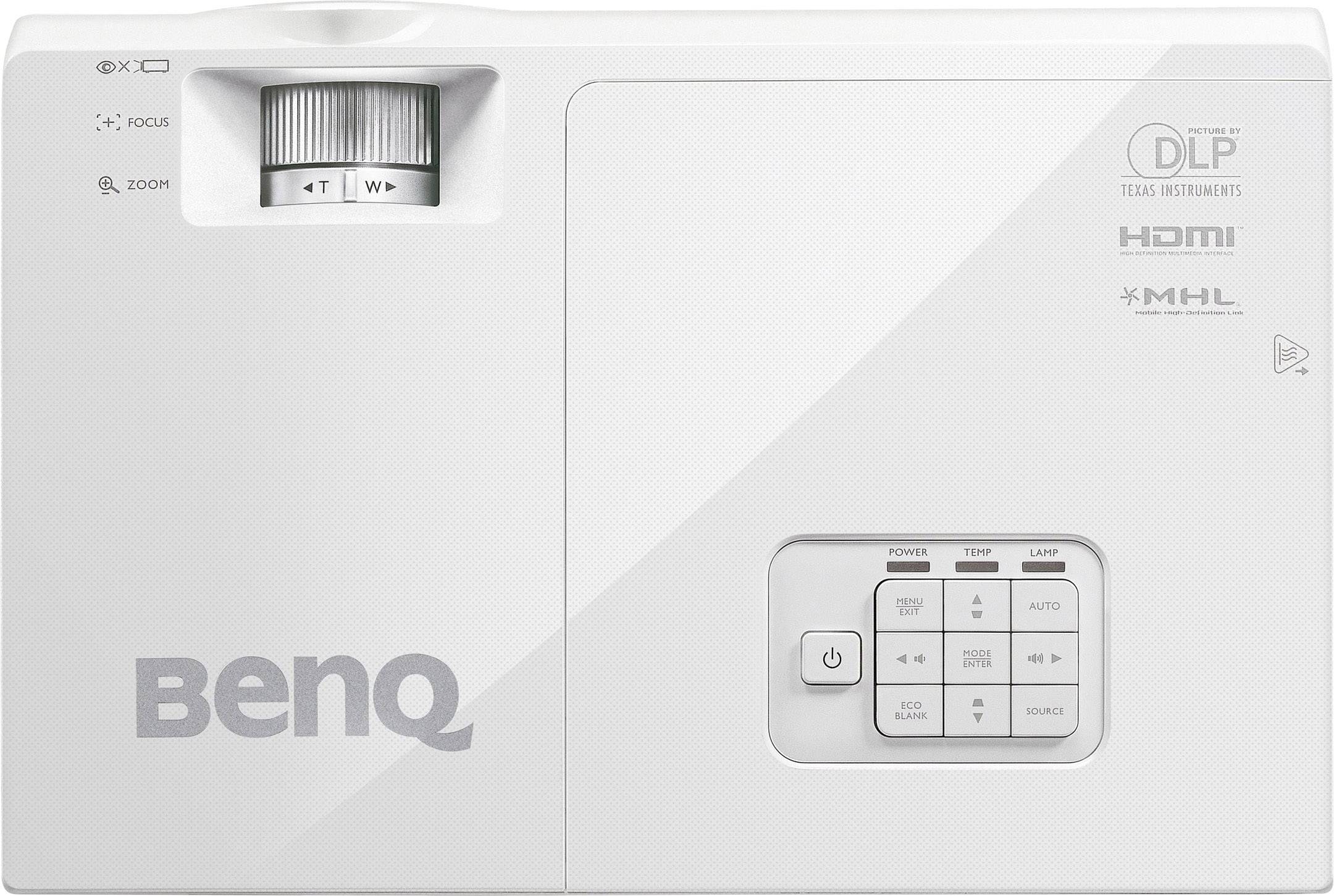 BenQ Beamer MH750 DLP Helligkeit: 4500lm 1920 x 1080 HDTV 10000 : 1 Weiß