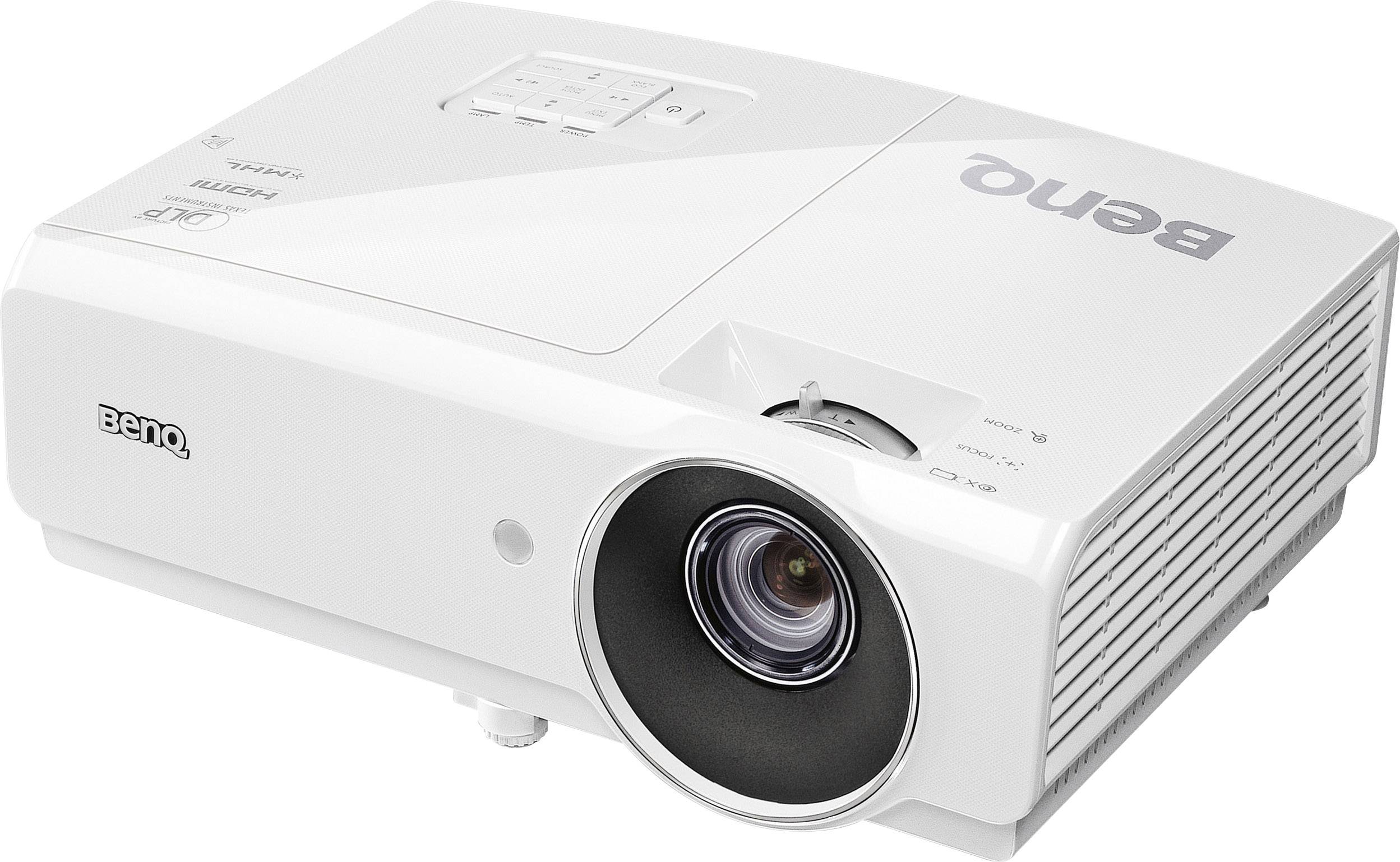 BenQ Beamer MH750 DLP Helligkeit: 4500lm 1920 x 1080 HDTV 10000 : 1 Weiß