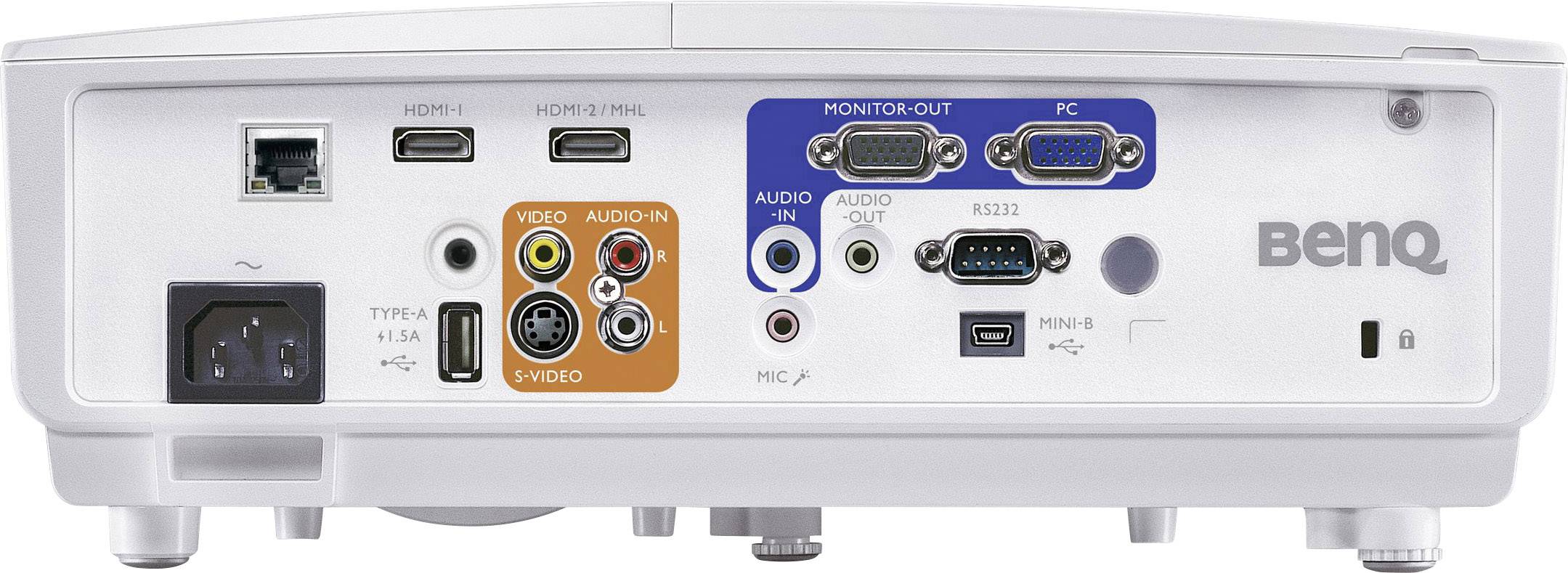 BenQ Beamer MH750 DLP Helligkeit: 4500lm 1920 x 1080 HDTV 10000 : 1 Weiß