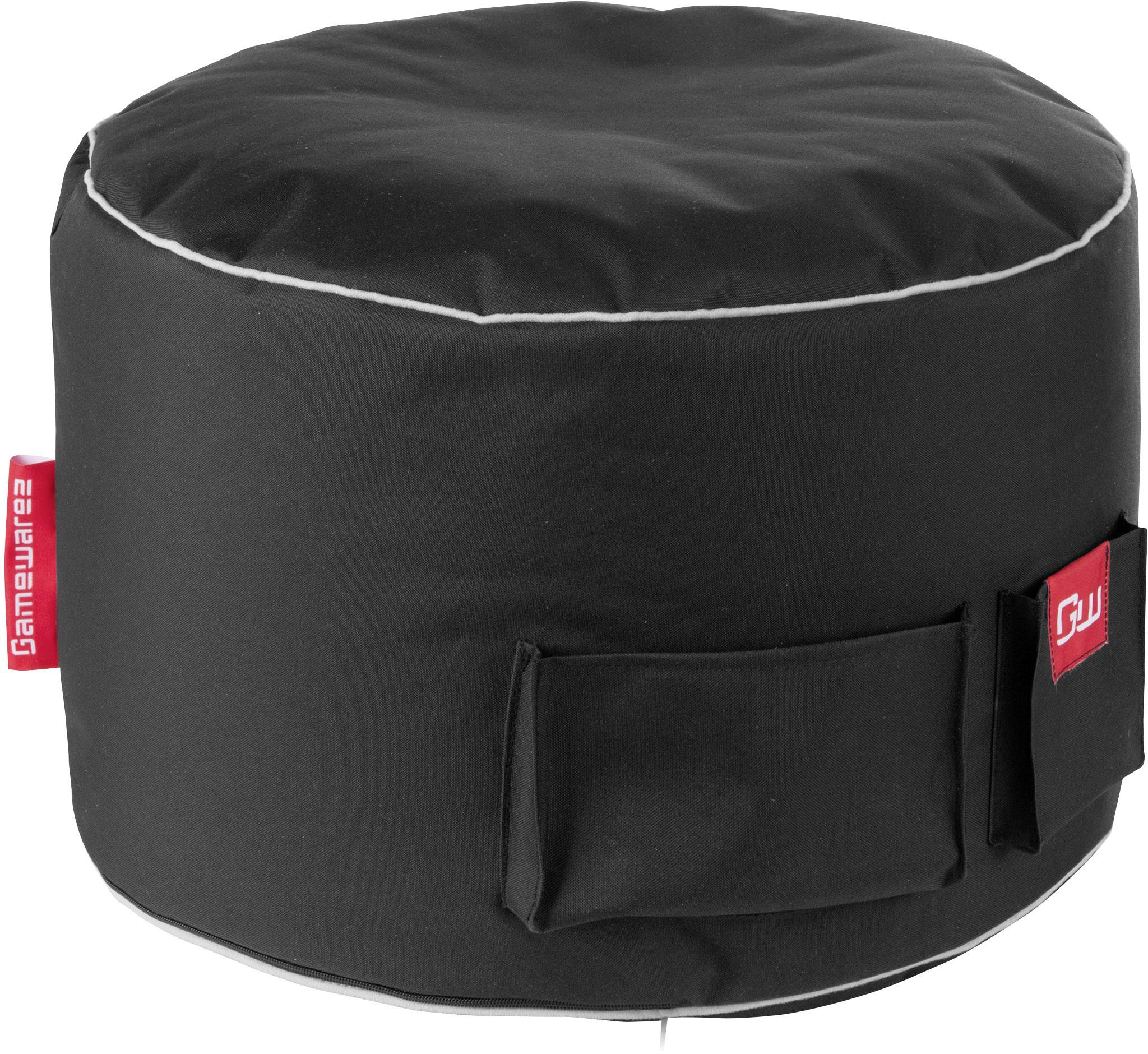 GAMEWAREZ Cosmic Station Gaming-Hocker Schwarz, Grau