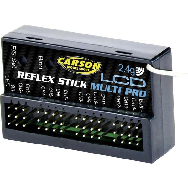 Carson Modellsport Reflex Stick Multi Pro LCD 14-Kanal Empfänger 2,4GHz