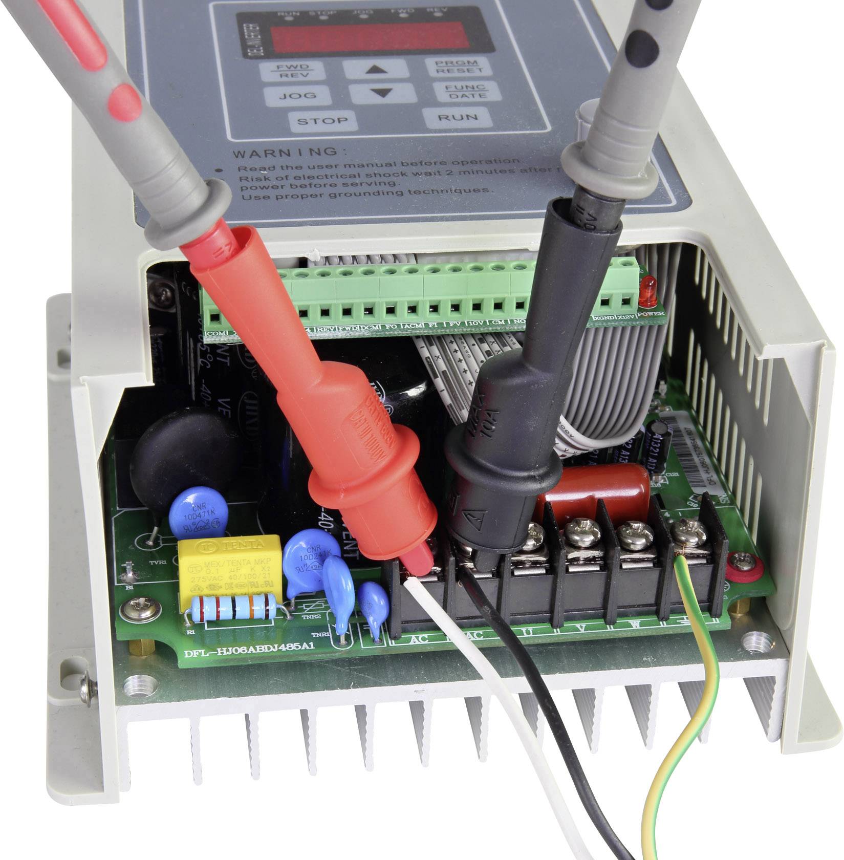 VOLTCRAFT MSK-111 Krokodilklemme Buchse 2mm CAT III 1000 V, CAT IV 600V Schwarz, Rot