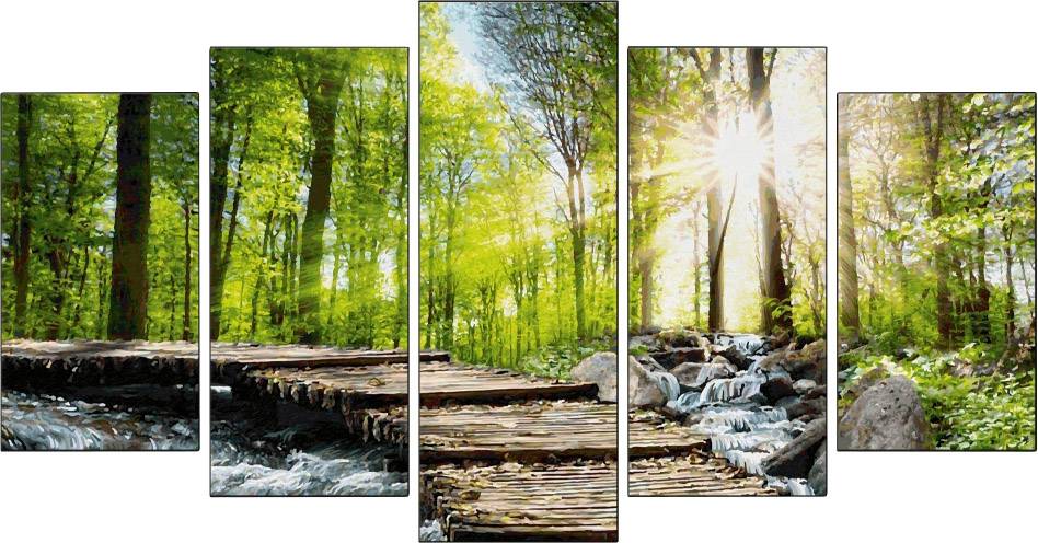 Schipper Malen nach Zahlen - Am Wildbach