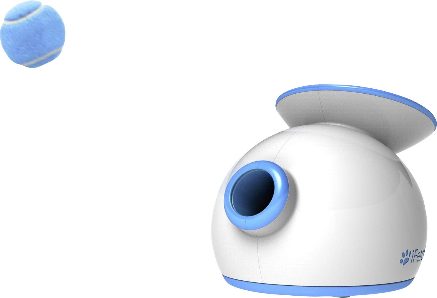 IFetch Original Ballschleuder Weiß, Blau 1St.