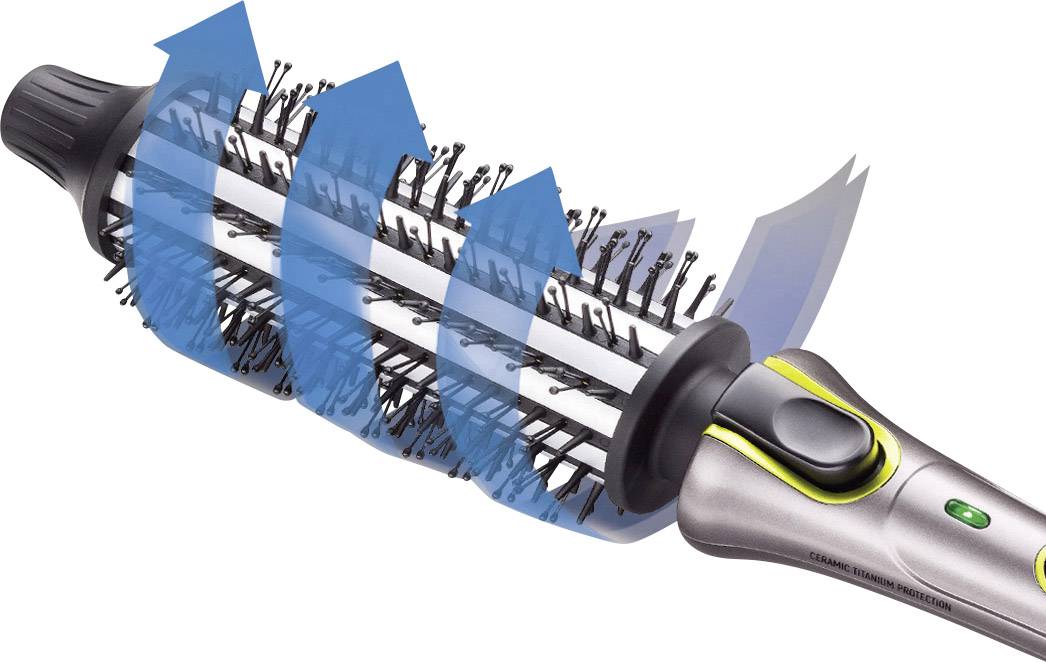 Grundig HS 5530 Lockenstab Taupe, Lemon