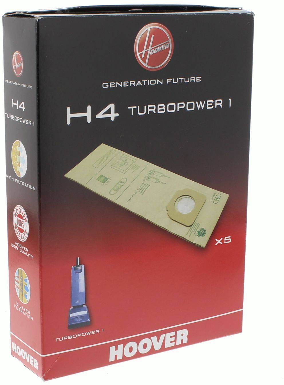 Hoover Staubbeutel, Typ H4, 5er Pack