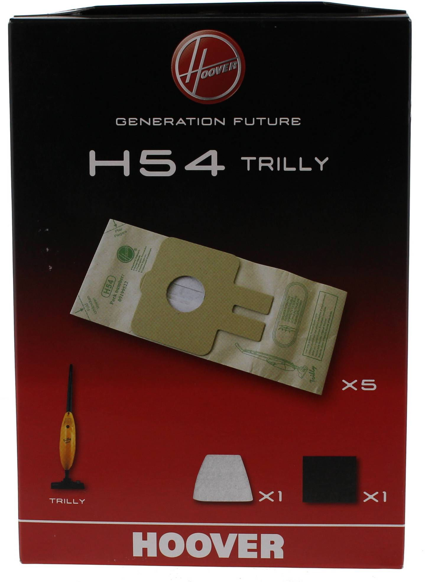 Hoover Staubbeutel, Typ: H54, 5er Pack