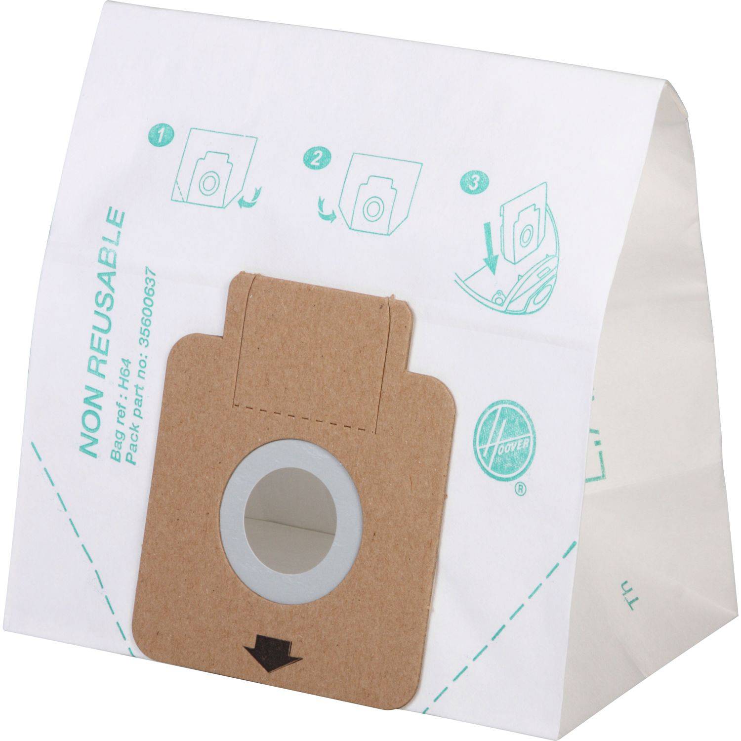 Hoover Staubbeutel, Typ: H64, 5er Pack