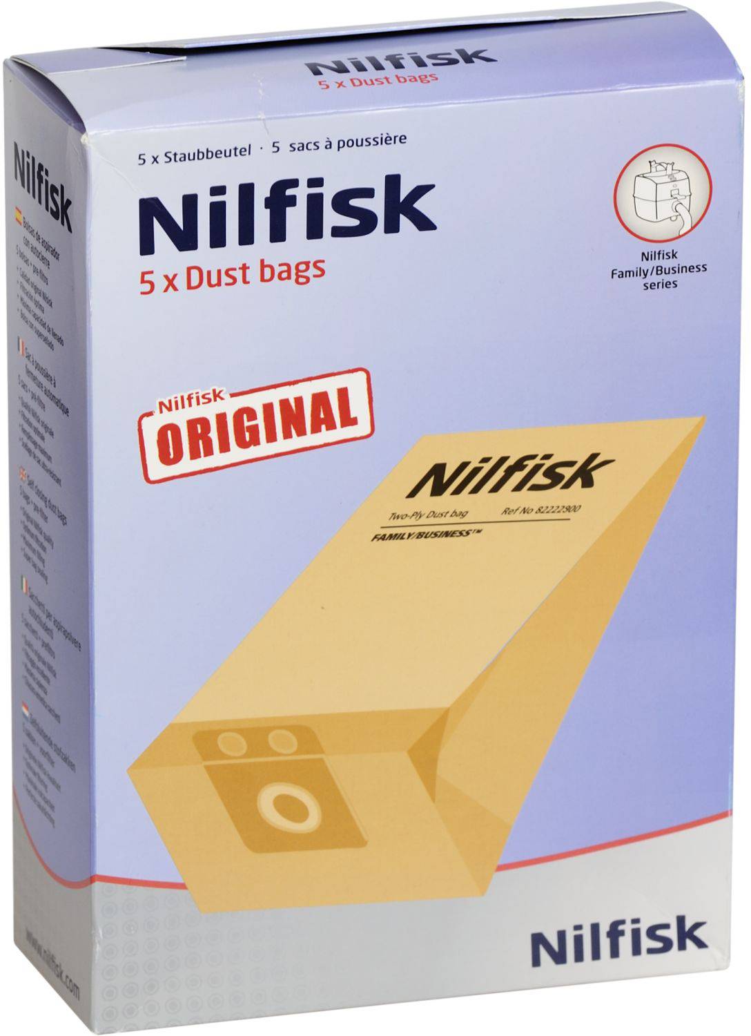 Nilfisk 82222900 Staubsaugerbeutel