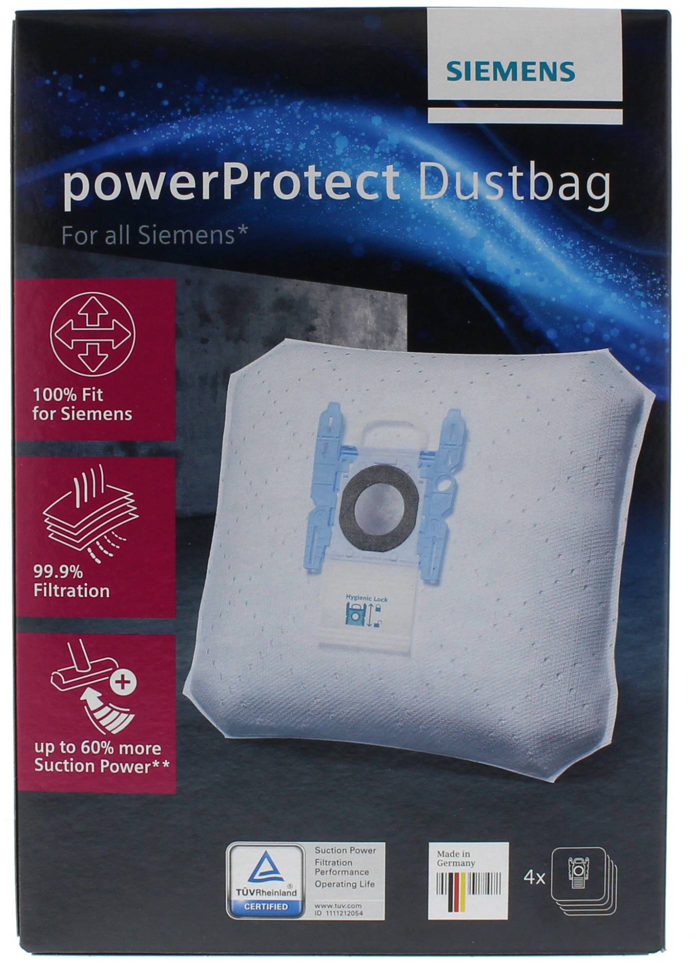 Siemens 576863 Staubsaugerbeutel
