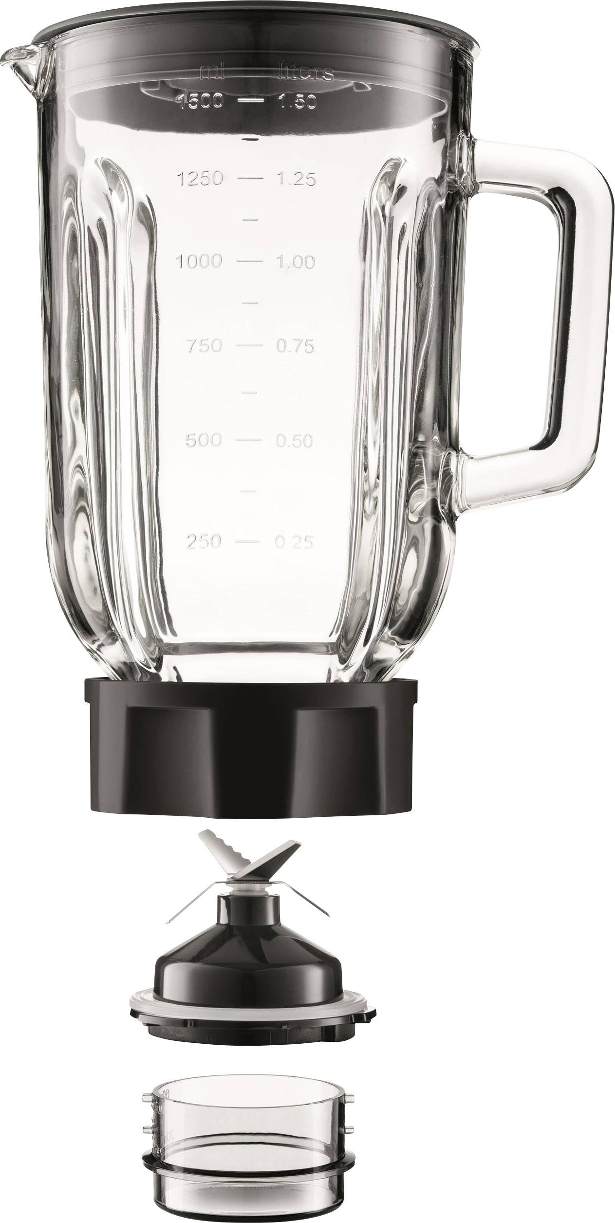 Grundig SM 7280G Standmixer 600W Quarzgrau, Schwarz, Edelstahl