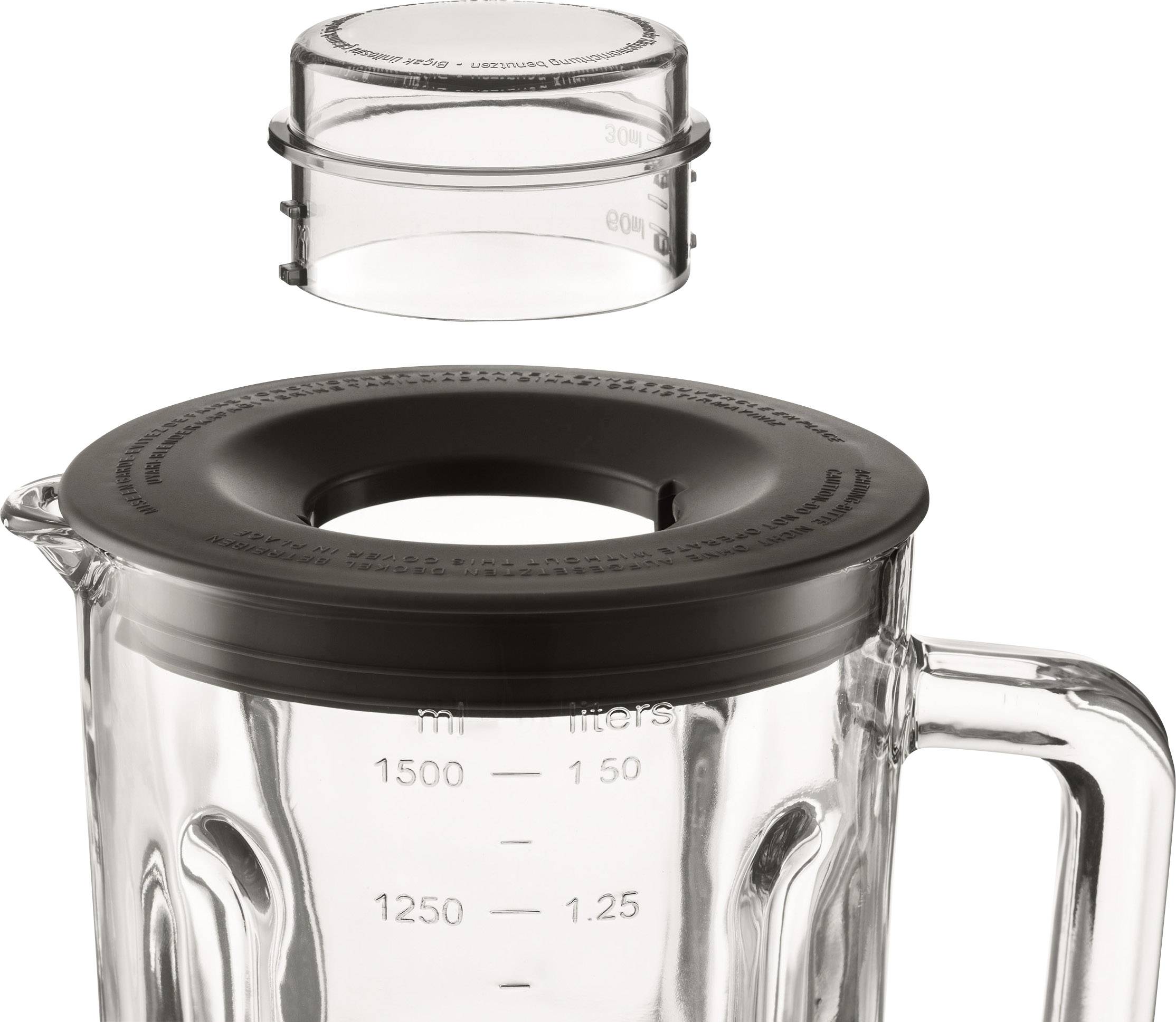 Grundig SM 7280G Standmixer 600W Quarzgrau, Schwarz, Edelstahl