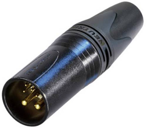 XLR-Steckverbinder Stecker, gerade Polzahl: 10 Schwarz 1St.