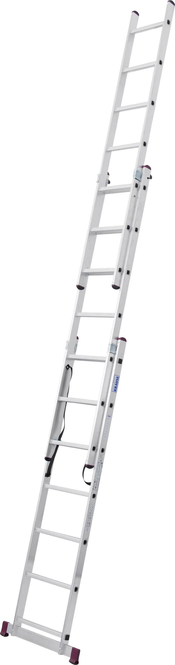 Krause CORDA 030375 Aluminium Multifunktionsleiter inkl. Traverse Arbeitshöhe (max.): 6.20m Aluminium DIN EN 131 13.5kg