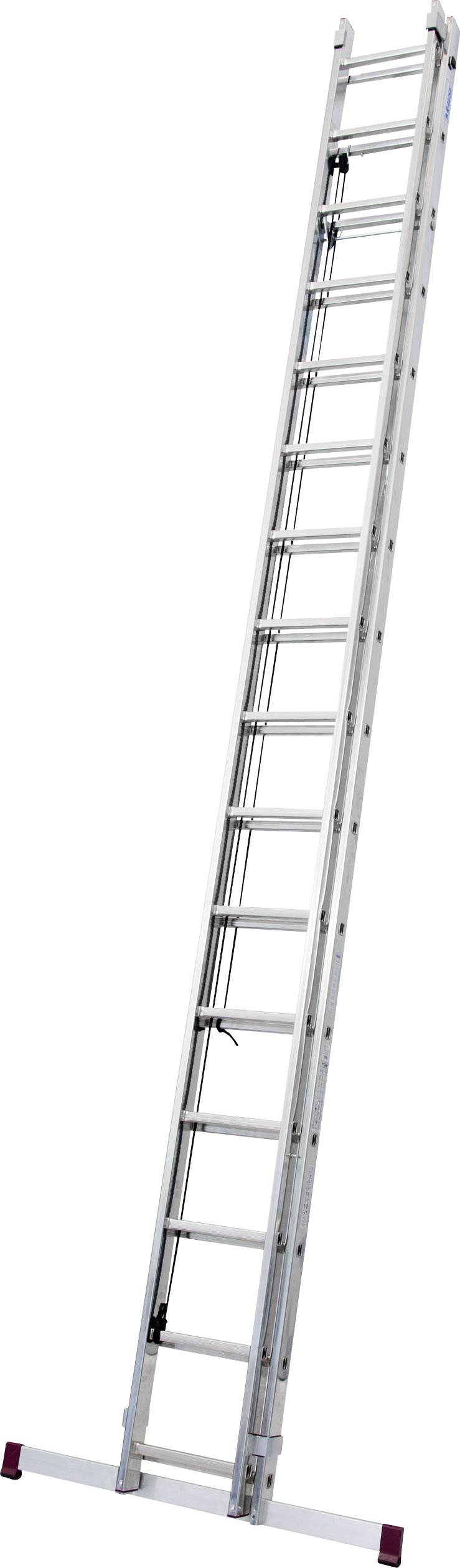 Krause 031525 Aluminium Seilzugleiter inkl. Traverse Arbeitshöhe (max.): 8.65m Aluminium DIN EN 131 22kg