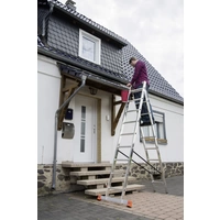 Krause 129475 Aluminium Multifunktionsleiter inkl. Traverse Arbeitshöhe (max.): 5.25m Aluminium DIN EN 131 9.7kg Krause 129475 Aluminium Multifunktionsleiter inkl. Traverse Arbeitshöhe (max.): 5.25m Aluminium DIN EN 131 9.7kg