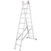 Krause 129475 Aluminium Multifunktionsleiter inkl. Traverse Arbeitshöhe (max.): 5.25m Aluminium DIN EN 131 9.7kg Krause 129475 Aluminium Multifunktionsleiter inkl. Traverse Arbeitshöhe (max.): 5.25m Aluminium DIN EN 131 9.7kg